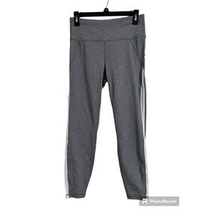 NWT Athleta Gray High Rise Mesh Chat Tight 7/8 Size M